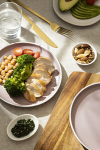Muay Thai fighter diet plan with high-protein meals