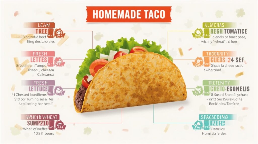 homemade taco nutrition