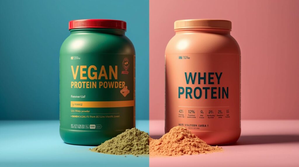 vegan protein powder vs whey protein powder