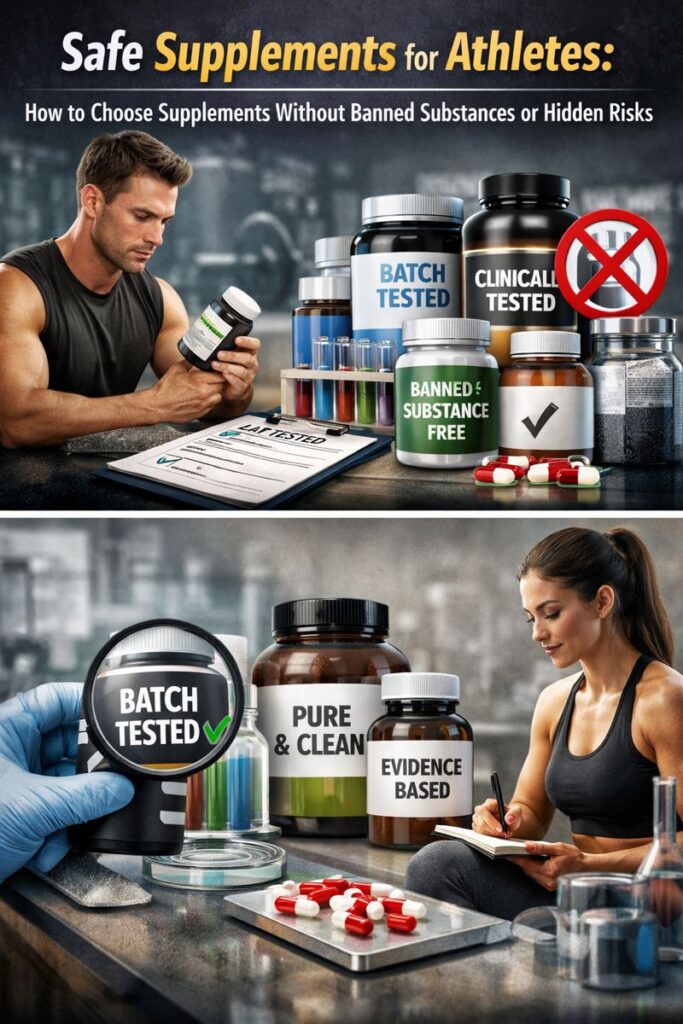Safe Supplements for Athletes and Avoid Banned Substances & Hidden Risks
